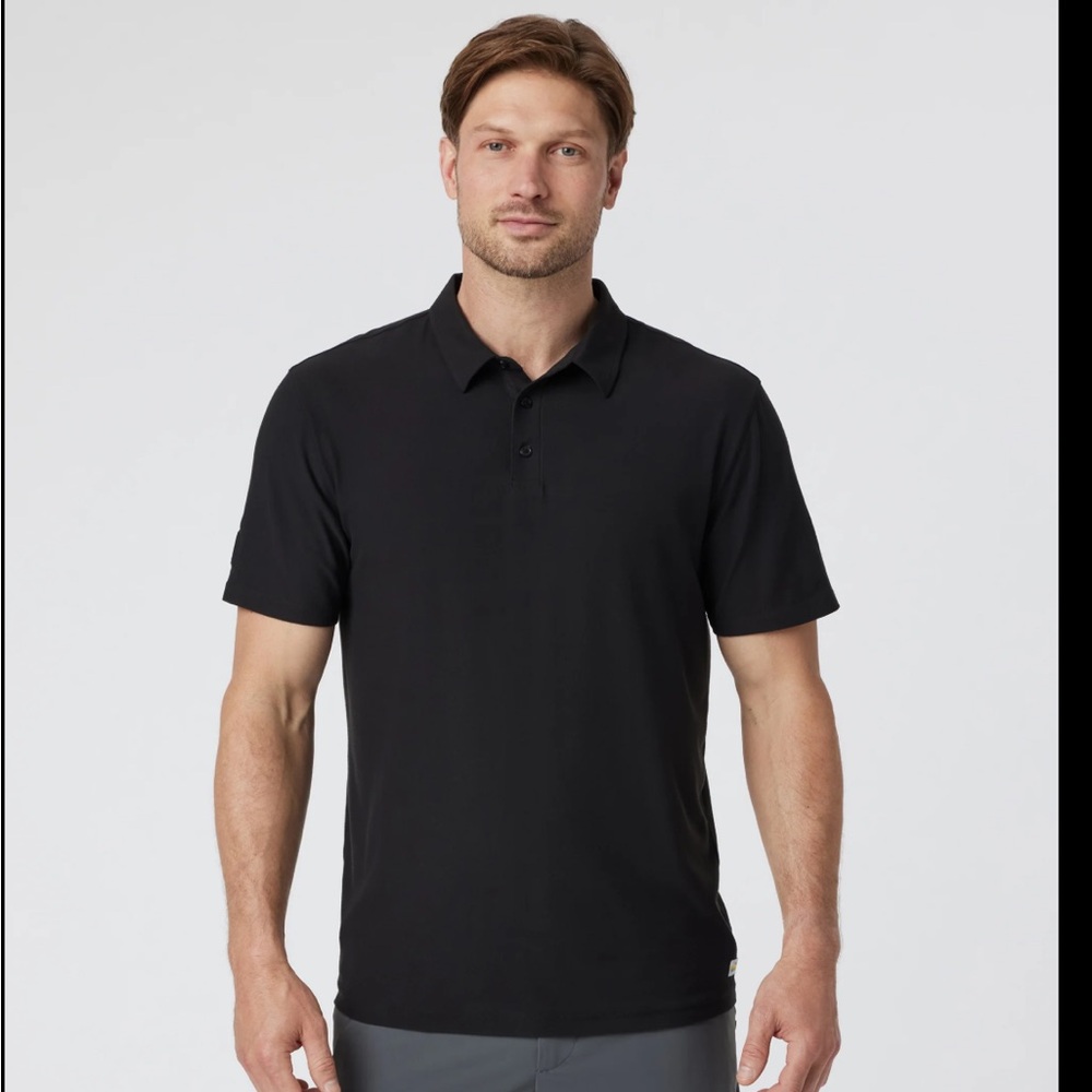 Men’s Vuori Strato Tech Polo  in Black XL